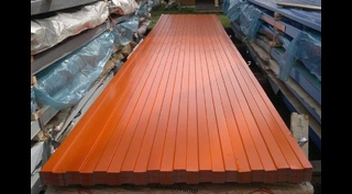 Профлист С8 0.7 мм RAL 2004 Оранжевый Двухсторонний