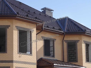 Металлочерепица Металл-Профиль Трамонтана-XL 0,5 VikingMP® E RR 32 Темно-коричневый 7 - в «Монолит-Металлопрокат».