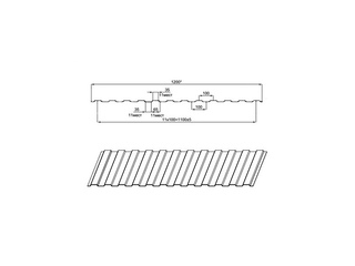Профнастил МП10ПГ 0.5 PURMAN® RR 32